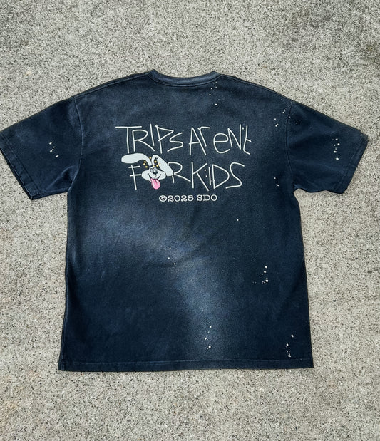 "Tripp'd Out" Hand Distressed Paint Splatter Tee