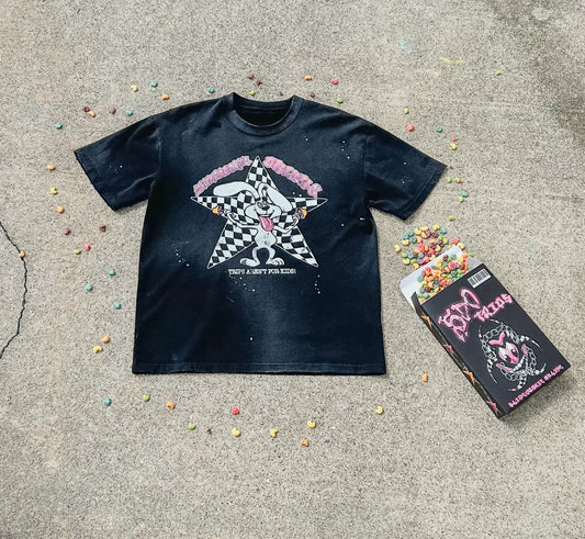 "Tripp'd Out" Hand Distressed Paint Splatter Tee